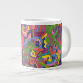"Above the Storm" Abstract Art Giant Coffee Mug