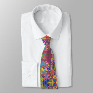 "Above the Storm" mirrored pattern Tie