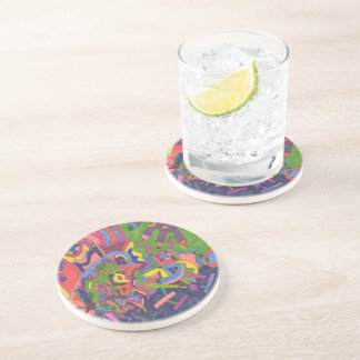 Above the Storm, original abstract art Drink Coaster