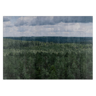 Above The Trees Aerial Forest Landscape Photo Cutting Board