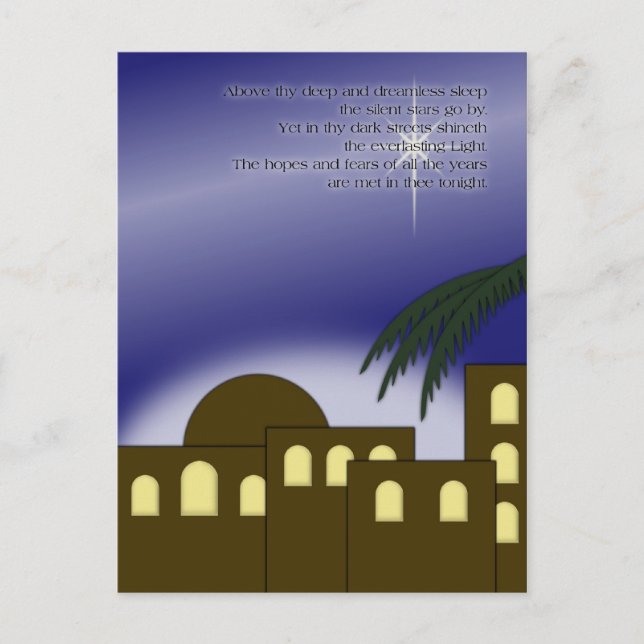 "Above thy deep..." Postcard (Front)