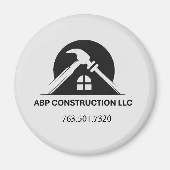ABP Construction LLC Magnet (Front)