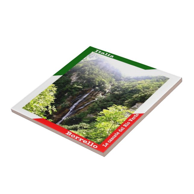 ABR016 BORRELLO, Waterfalls Rio Verde, Ceramic Tile (Side)