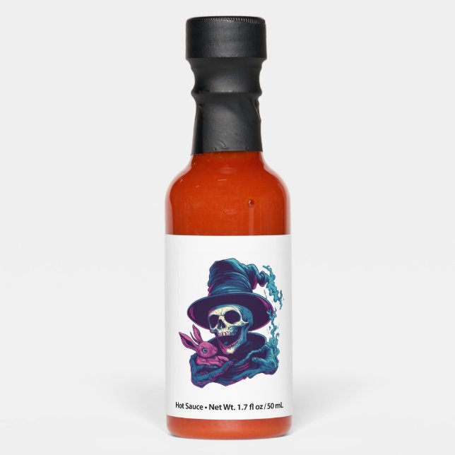 Abra-Cadabra Bones – Funny Magic Skull Hot Sauces (Front)