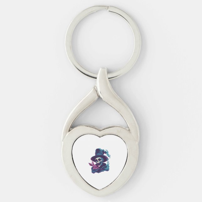 Abra-Cadabra Bones � Funny Magic Skull Keychain (Front)
