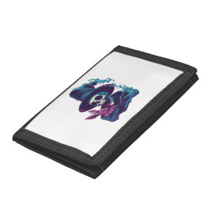 Abra-Cadabra Bones � Funny Magic Skull Tri-fold Wallet