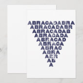 Abracadabra [dark inverted triangle] (Front/Back)