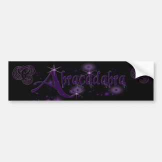 Abracadabra Drk W Bumper Sticker