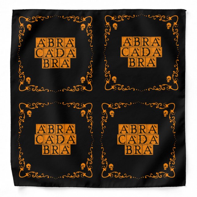 Abracadabra Magic Word Bandana (Front)