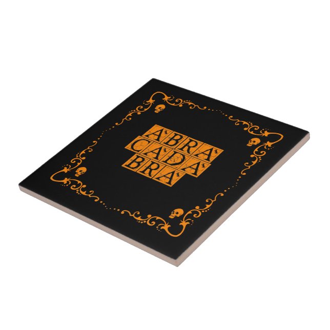 Abracadabra Magic Word Ceramic Tile (Side)
