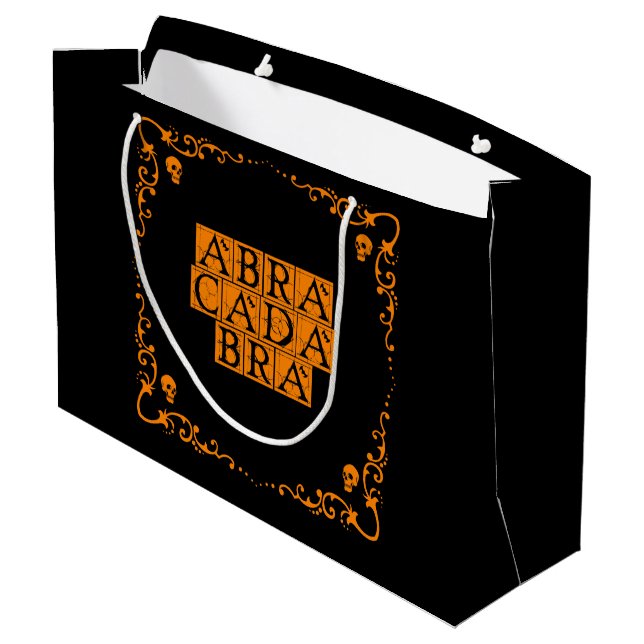 Abracadabra Magic Word Gift Bag (Back Angled)