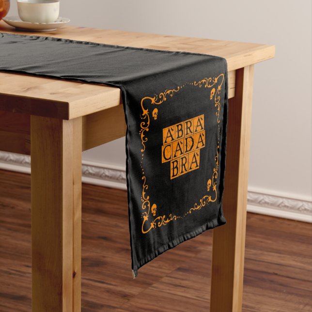 Abracadabra Magic Word Medium Table Runner (In Situ)