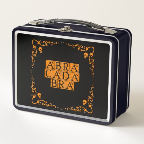 Abracadabra Magic Word Metal Lunch Box