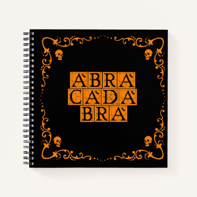 Abracadabra Magic Word Notebook (Front)