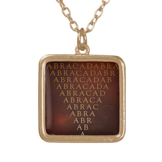 Abracadabra Necklace (Front)