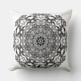 Abracadabra Octa Glyph Throw Pillow