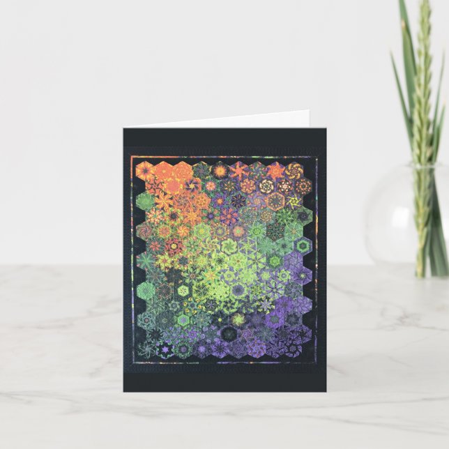 Abracadabra Quilt Personalized Greeting Card (Front)
