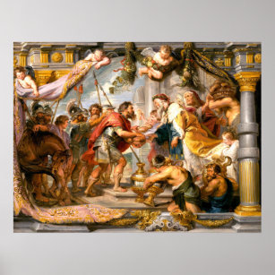Abraham and Melchizedek - Rubens Fine Art Poster