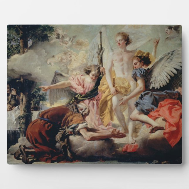 Abraham and the Three Angels Plaque (Front)