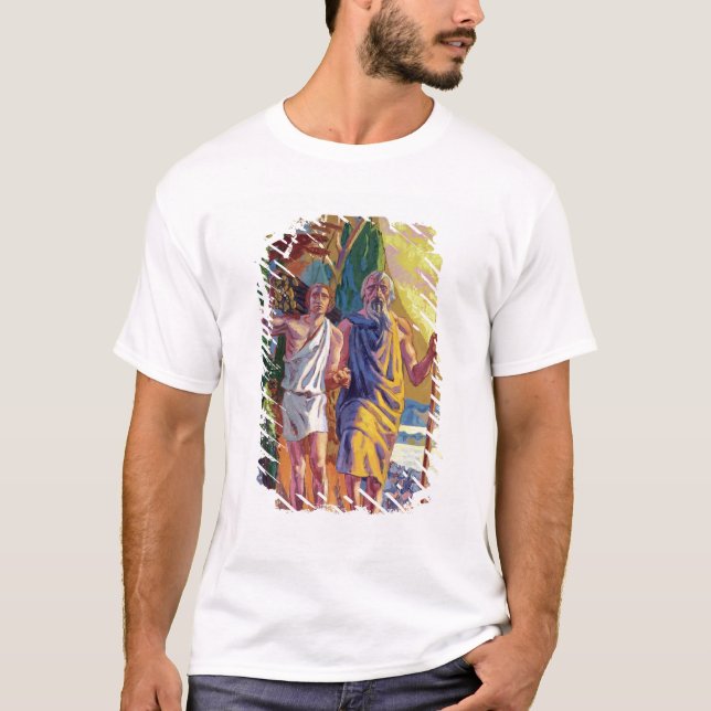 Abraham going to offer Isaac his son T-Shirt (Front)