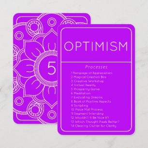 Abraham Hicks Optimism Law of Attraction Card