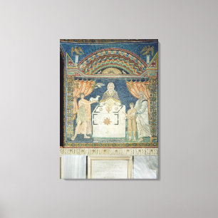 Abraham, Isaac and Melchisedech Canvas Print