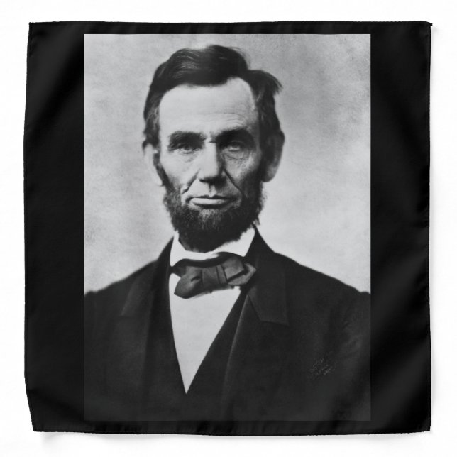 Abraham Lincoln: 16th President of America Bandana (Front)