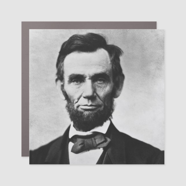 Abraham Lincoln: 16th President of America Car Magnet (Front)
