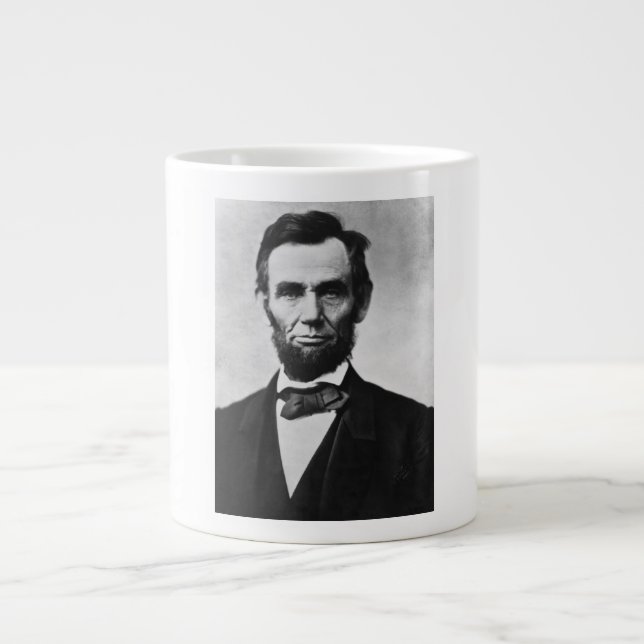 Abraham Lincoln: 16th President of America Giant Coffee Mug (Front)