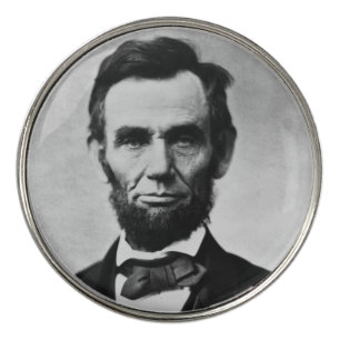 Abraham Lincoln: 16th President of America Golf Ball Marker