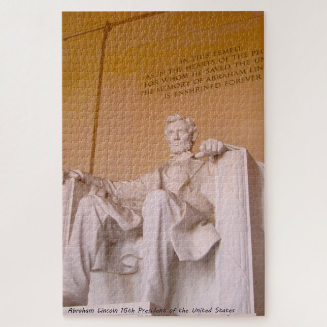 Abraham Lincoln 16th President of America. Jigsaw  Jigsaw Puzzle (Vertical)