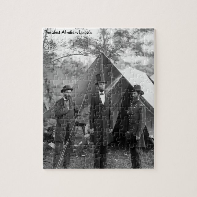 Abraham Lincoln 16th President of America. Jigsaw Puzzle (Vertical)