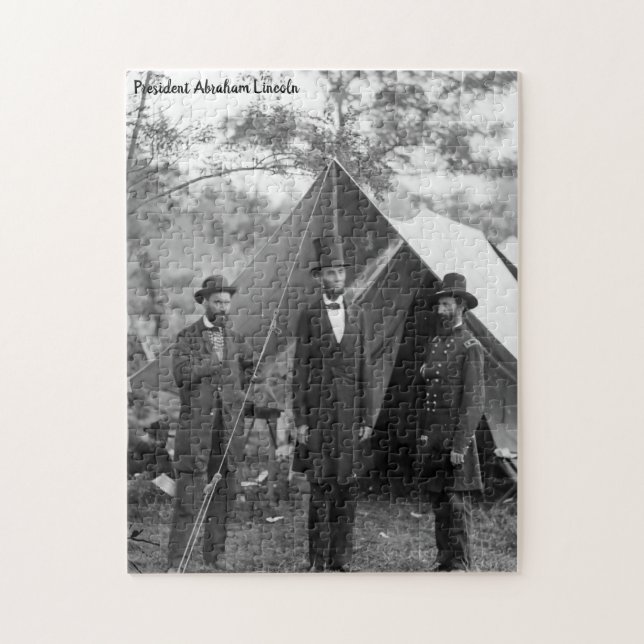 Abraham Lincoln 16th President of America. Jigsaw Puzzle (Vertical)