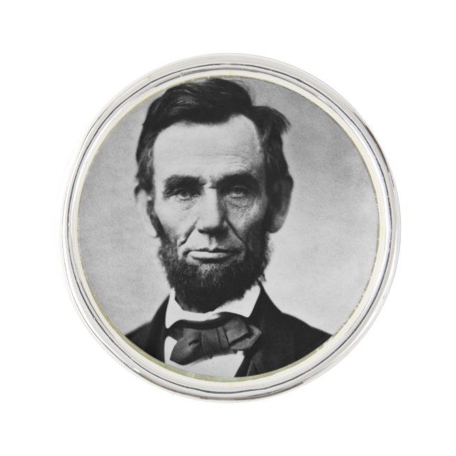 Abraham Lincoln: 16th President of America Lapel Pin (Front)
