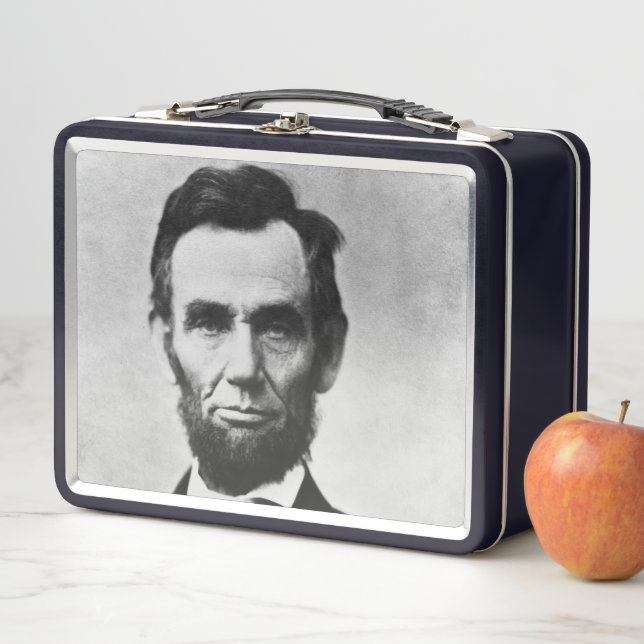 Abraham Lincoln: 16th President of America Metal Lunch Box (In Situ)