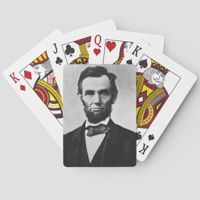 Abraham Lincoln: 16th President of America Poker Cards (Back)