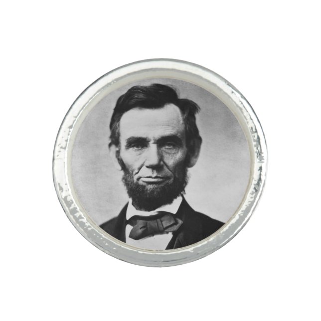 Abraham Lincoln: 16th President of America Ring (Front)