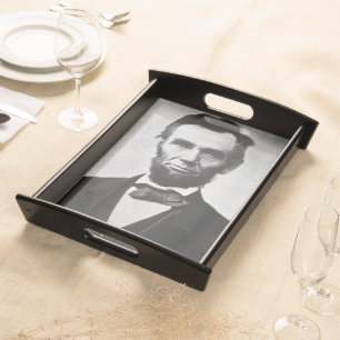 Abraham Lincoln: 16th President of America Serving Tray
