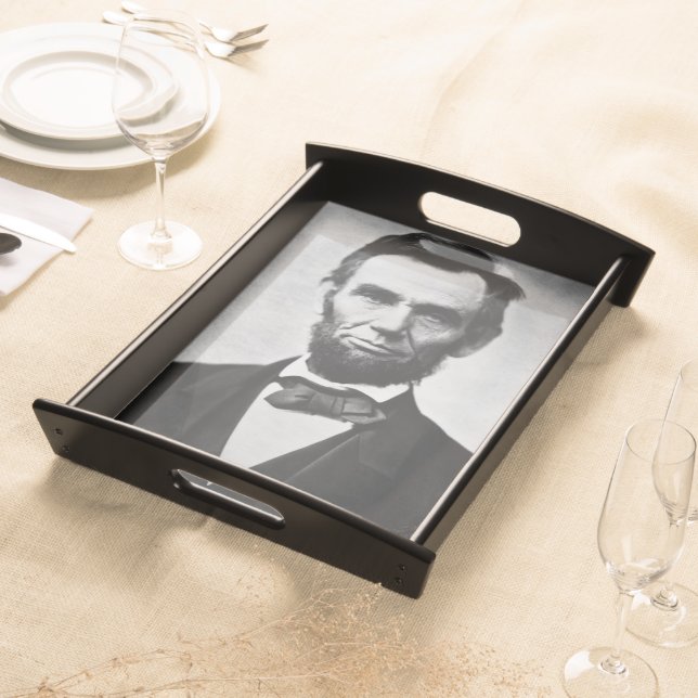 Abraham Lincoln: 16th President of America Serving Tray (Front)