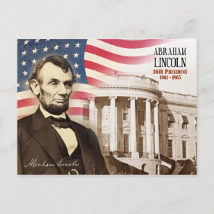 Abraham Lincoln - 16th President of the U.S. Postcard