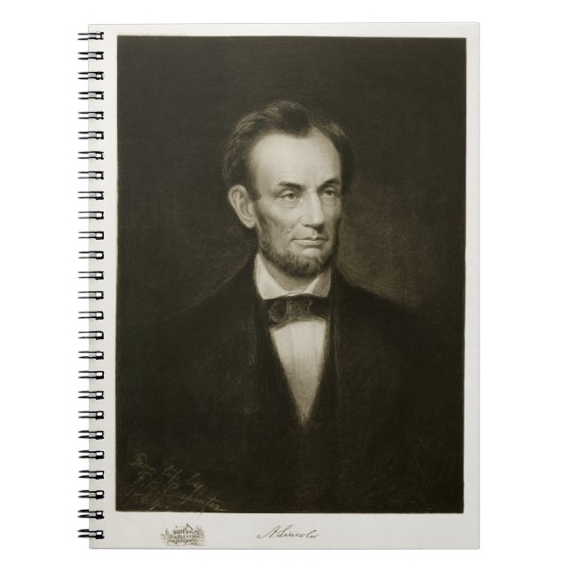 Abraham Lincoln, 16th President of the United Stat Notebook (Front)