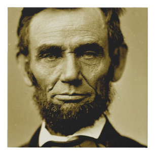 Abraham Lincoln 16th US President Faux Canvas Print
