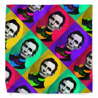 Abraham Lincoln, 1858, Pop Art Bandana