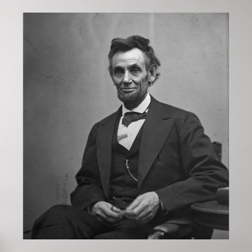 Abraham Lincoln 1865 Poster