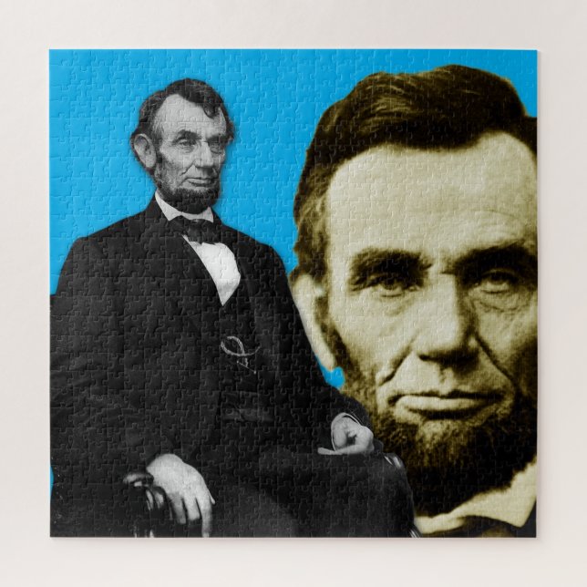 Abraham Lincoln 3 and 4 Jigsaw Puzzle (Vertical)