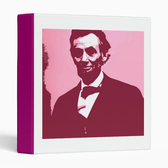 Abraham Lincoln 3 Ring Binder (Front/Spine)