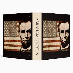 Abraham Lincoln 3 Ring Binder