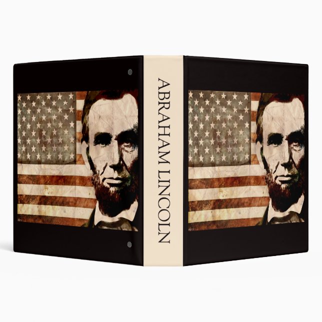 Abraham Lincoln 3 Ring Binder (Background)