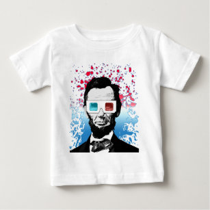 Abraham Lincoln - 3D   Baby T-Shirt
