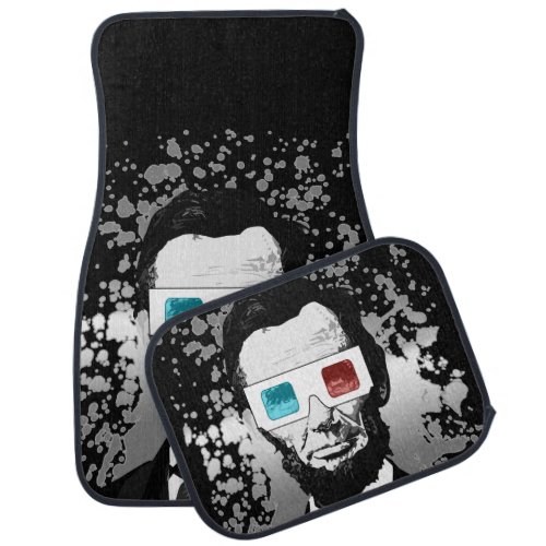 Abraham Lincoln _ 3D   Car Floor Mat